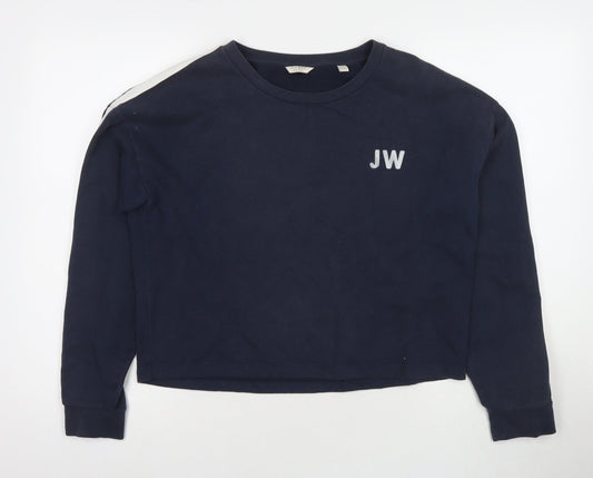 Womens UK Size 14 Jack Wills Blue Pullover Sweatshirt