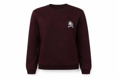 Womens UK Size M Pull&Bear Red Pullover Sweatshirt