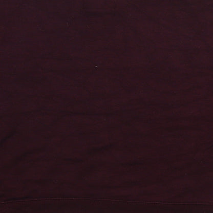Womens UK Size M Pull&Bear Red Pullover Sweatshirt