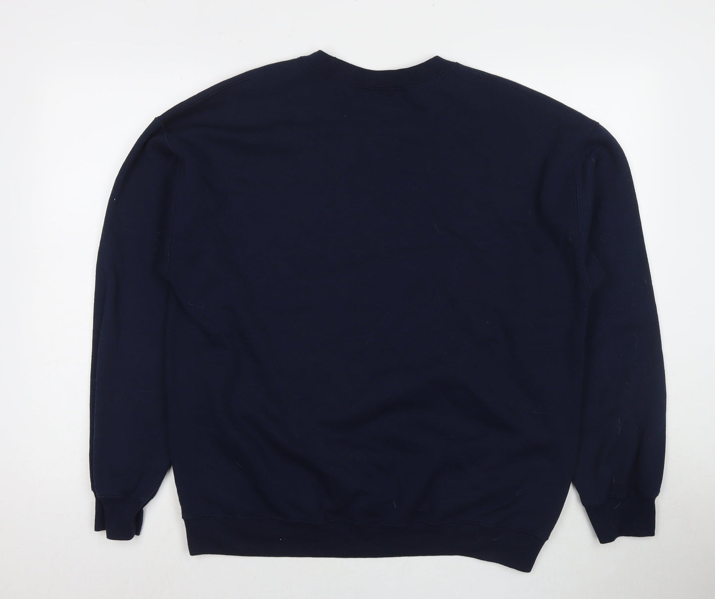 Peaky Blinders Mens Blue Cotton Pullover Sweatshirt Size L - Christmas Jumper