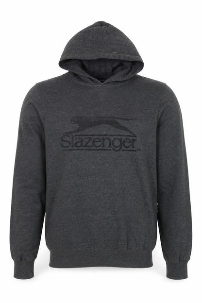 Mens UK Size S Slazenger Grey Pullover Hoodie