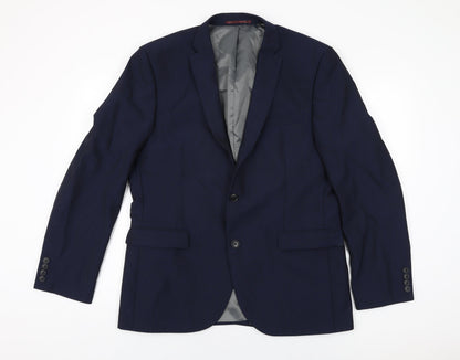 Mens UK Size 42 NEXT Regular Blue Suit Jacket