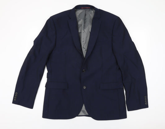 Mens UK Size 42 NEXT Regular Blue Suit Jacket