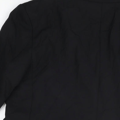 Marks and Spencer Womens Black Polyester Jacket Suit Jacket Size 10