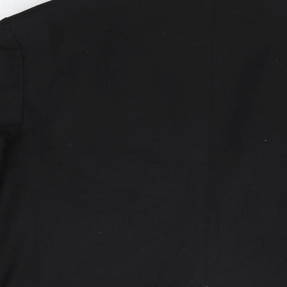 Mens UK Size 42 Cedar Wood State Regular Black Suit Jacket