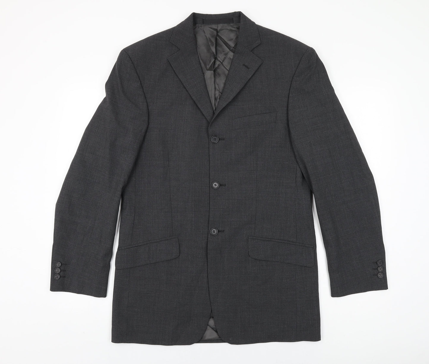 Mens UK Size 36 Marks and Spencer Regular Grey Suit Jacket
