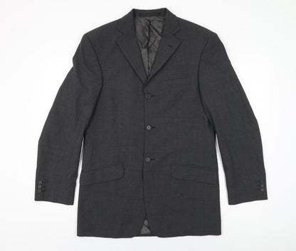 Mens UK Size 36 Marks and Spencer Regular Grey Suit Jacket