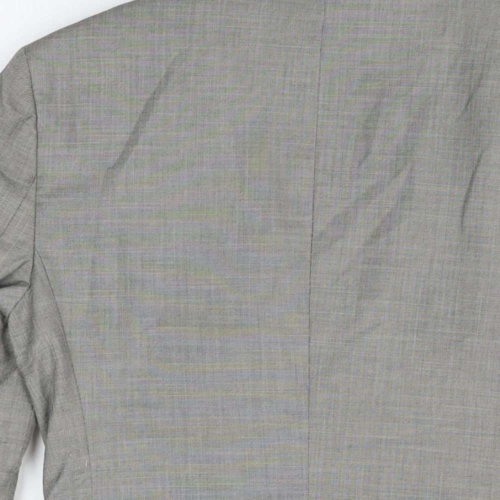 Mens UK Size 36 Topman Regular Grey Suit Jacket