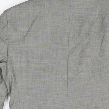 Mens UK Size 36 Topman Regular Grey Suit Jacket