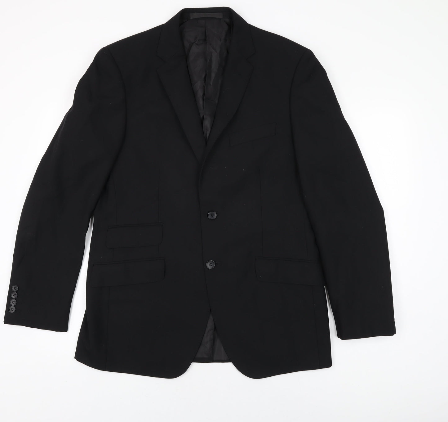 Mens UK Size 40 Marks and Spencer Regular Black Suit Jacket