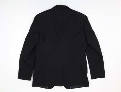 Mens UK Size 40 Marks and Spencer Regular Black Suit Jacket