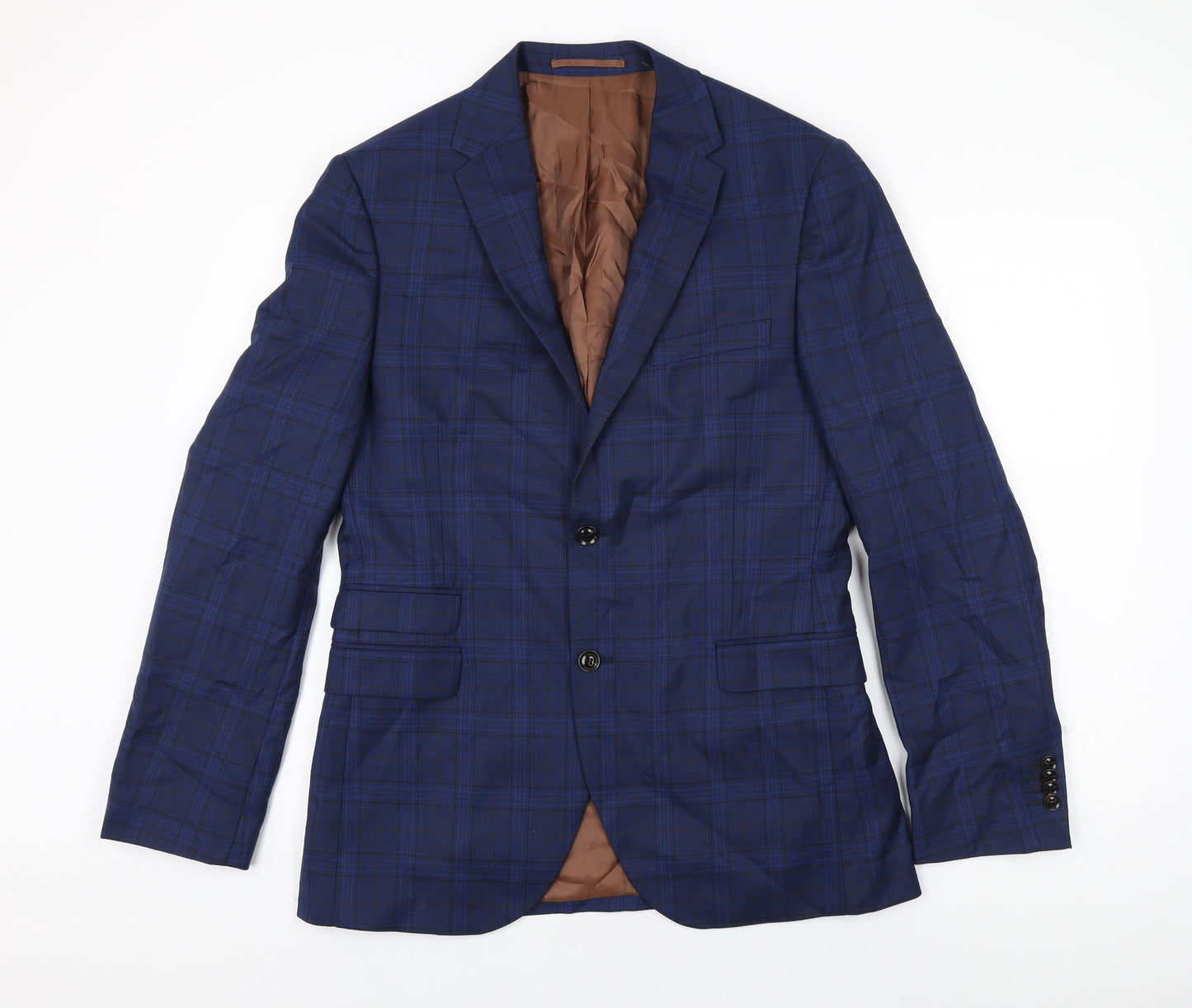 Mens UK Size 40 Fellini Regular Blue Suit Jacket
