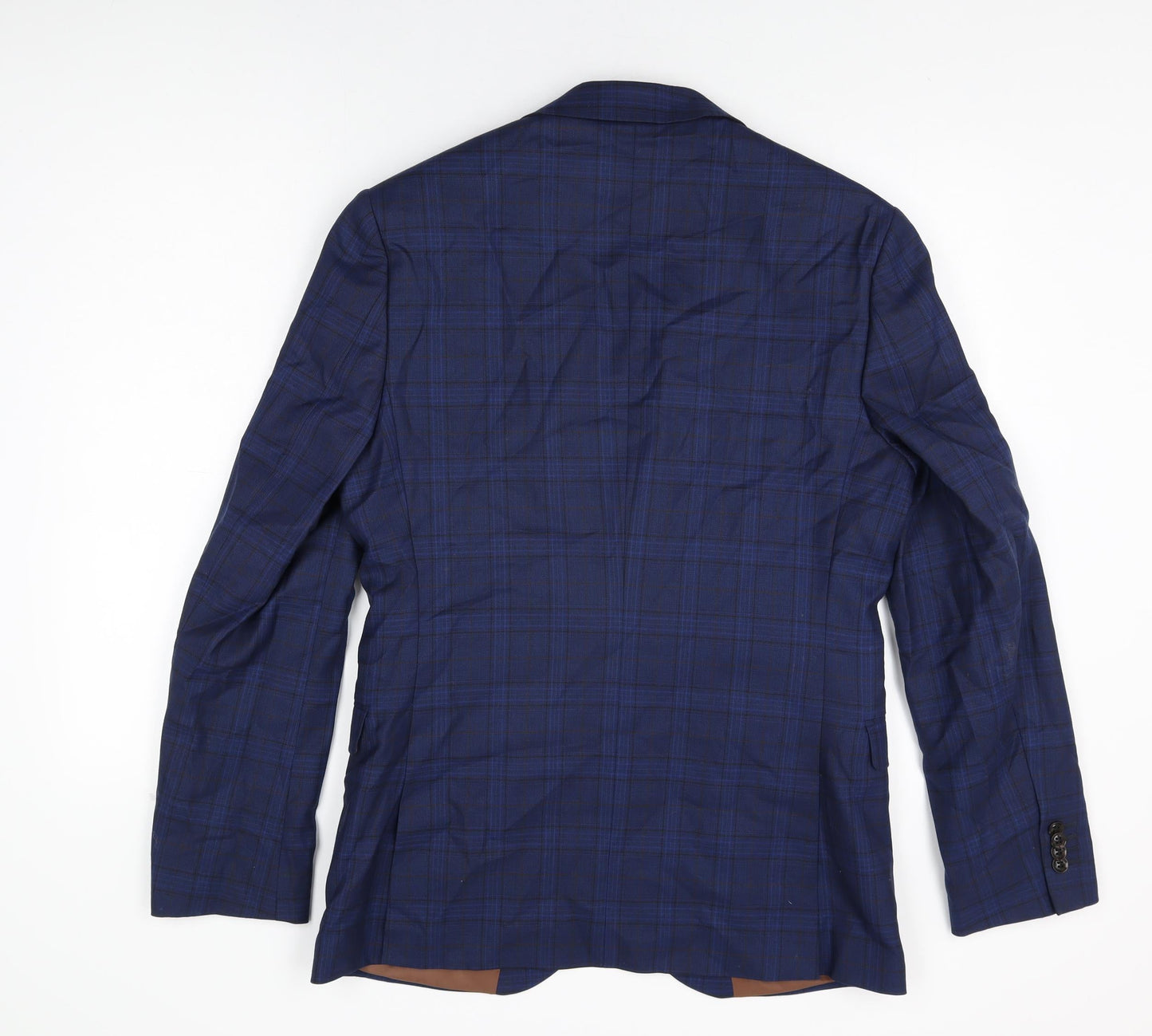 Mens UK Size 40 Fellini Regular Blue Suit Jacket
