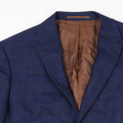 Mens UK Size 40 Fellini Regular Blue Suit Jacket
