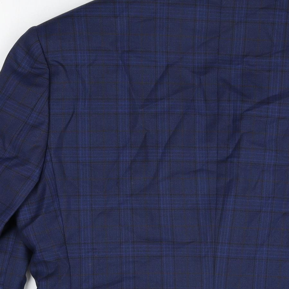 Mens UK Size 40 Fellini Regular Blue Suit Jacket
