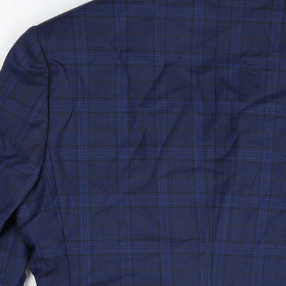 Mens UK Size 40 Fellini Regular Blue Suit Jacket