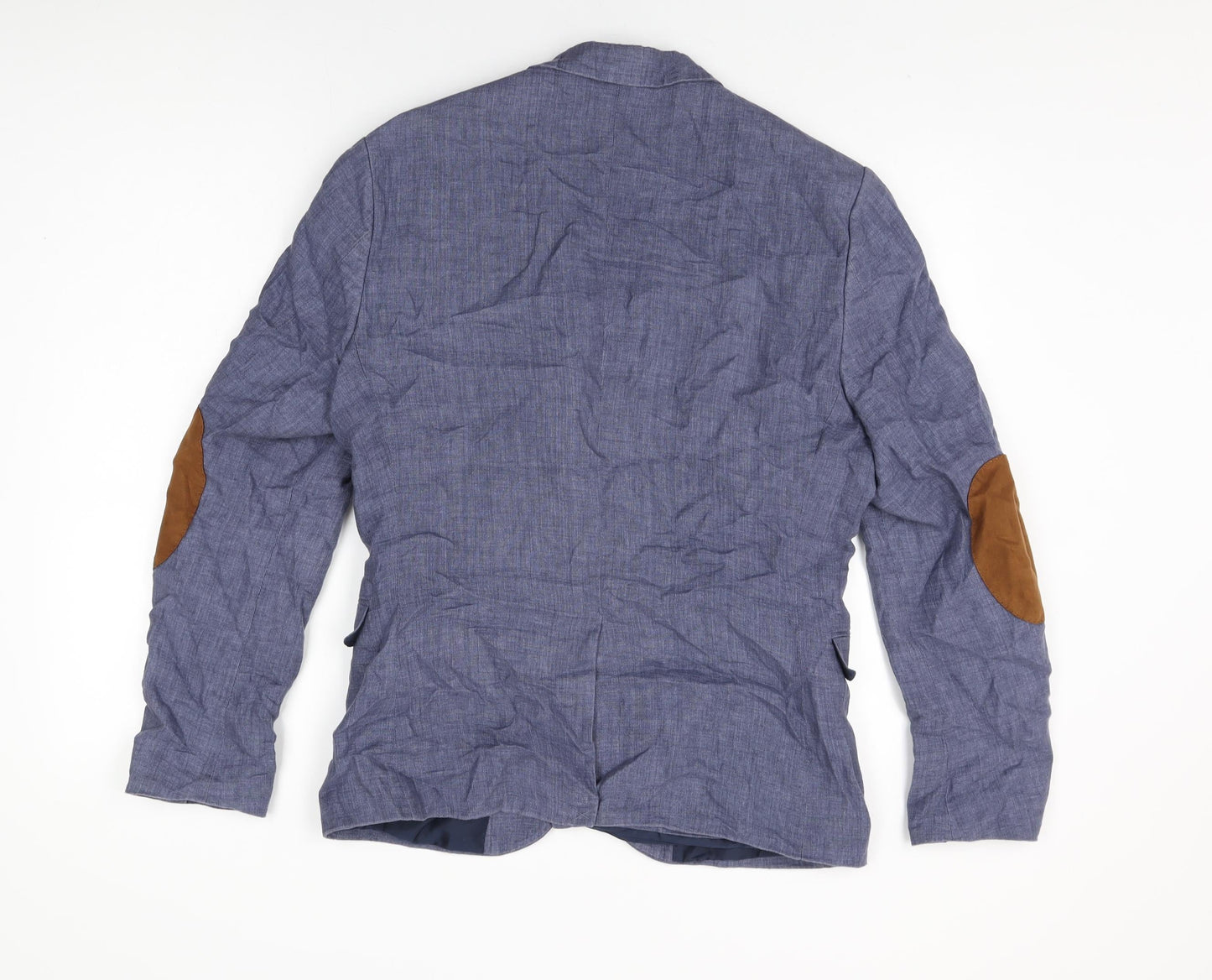 Mens UK Size 38 H&M Regular Blue Suit Jacket