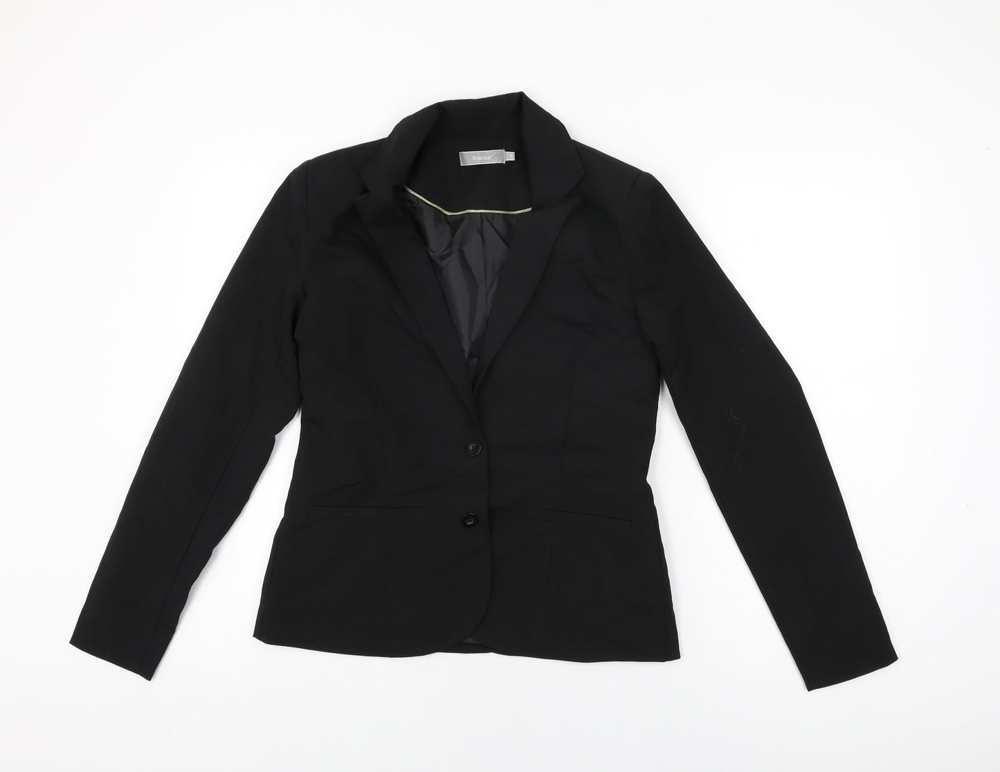 Womens UK Size 6 Fransa Black Jacket