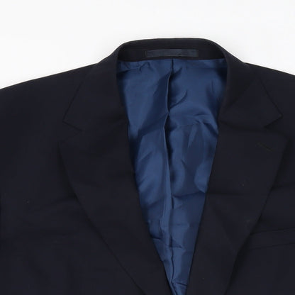 Mens UK Size 42 Marks and Spencer Regular Blue Suit Jacket