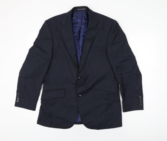 Mens UK Size 38 City Survival Regular Black Suit Jacket