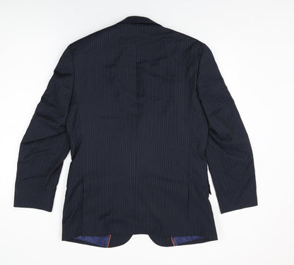 Mens UK Size 38 City Survival Regular Black Suit Jacket