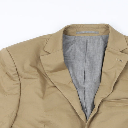 Mens UK Size 38 NEXT Regular Beige Suit Jacket