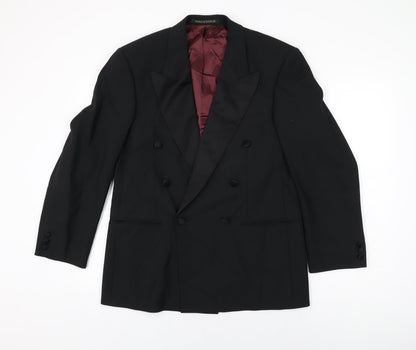 Mens UK Size 38 Marks and Spencer Regular Black Suit Jacket