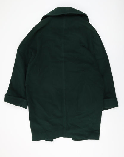Lampert Womens Green Overcoat Coat Size 14
