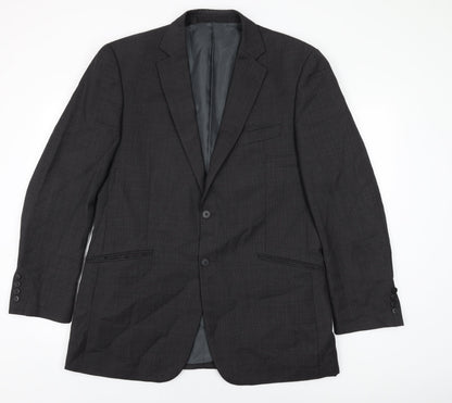 Mens UK Size 42 Marks and Spencer Regular Black Suit Jacket