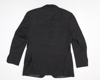 Mens UK Size 42 Marks and Spencer Regular Black Suit Jacket