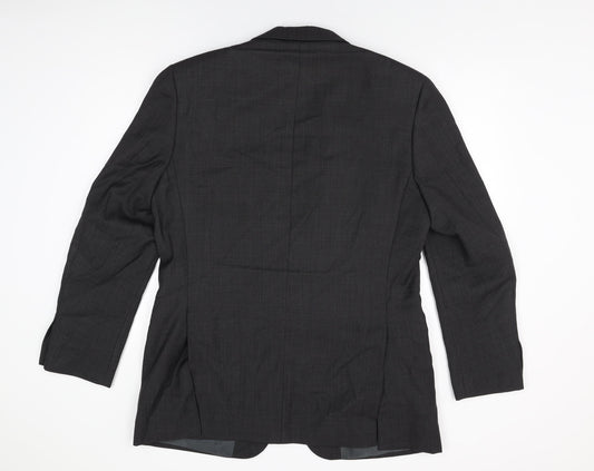 Mens UK Size 42 Marks and Spencer Regular Black Suit Jacket