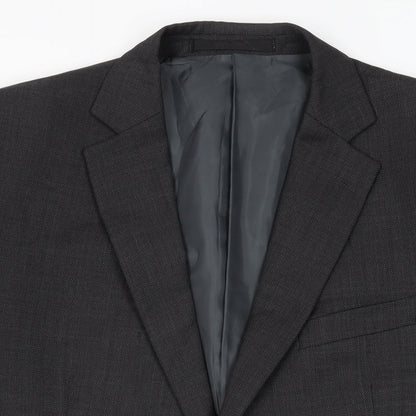Mens UK Size 42 Marks and Spencer Regular Black Suit Jacket
