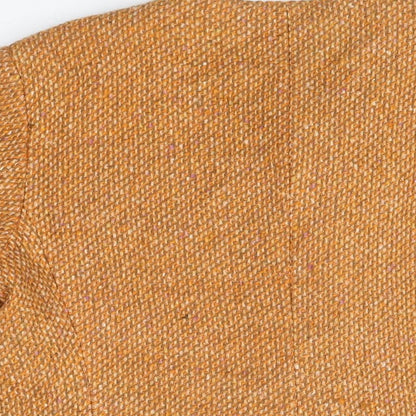 Laura Belmont Womens Orange Jacket Size 14 Hook & Eye