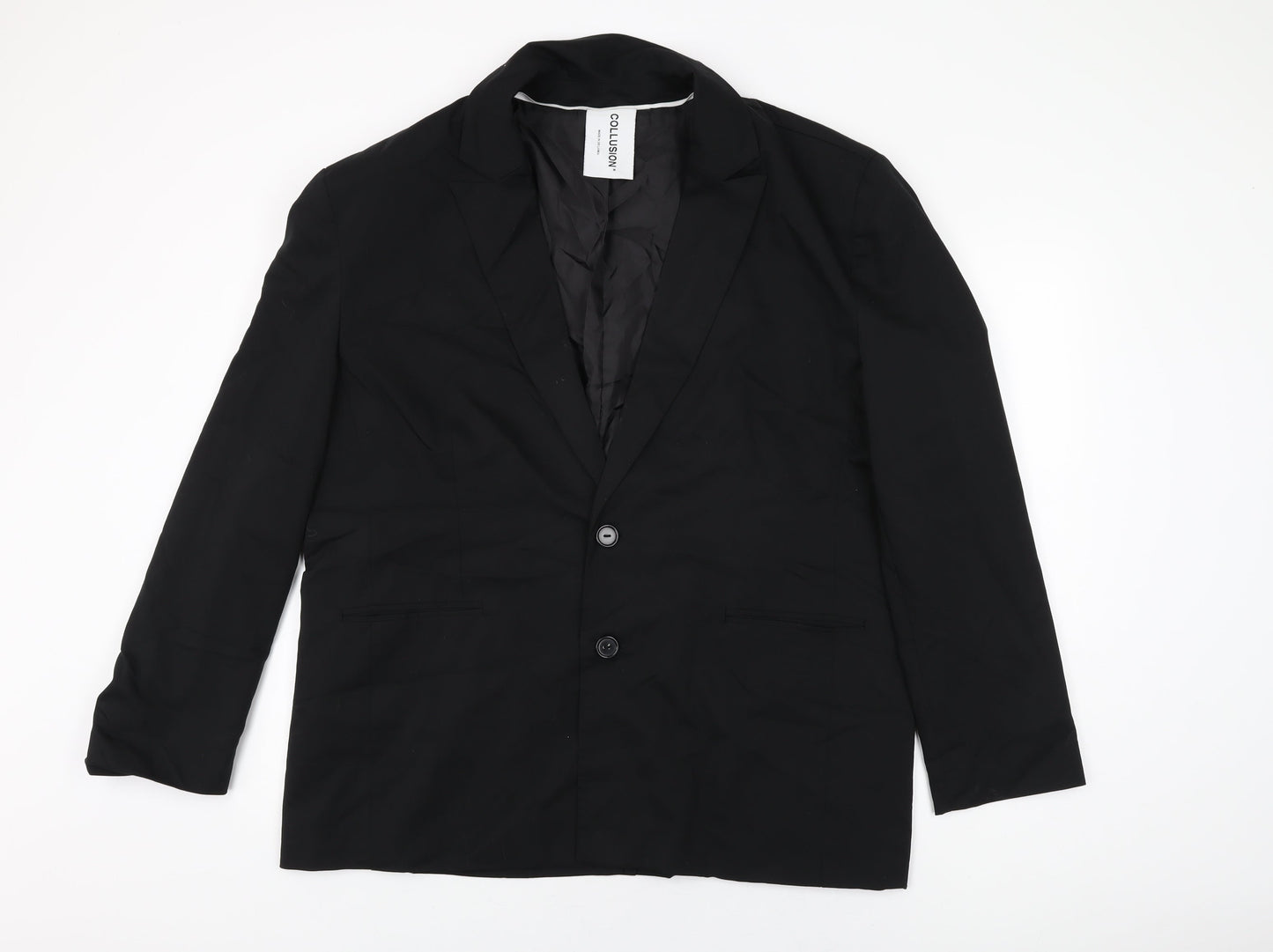 Womens UK Size 14 COLLUSION Black Jacket