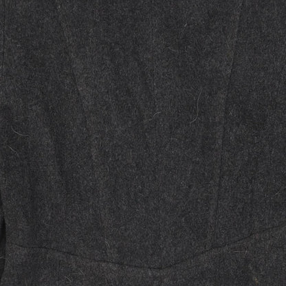 Womens UK Size 10 Marks and Spencer Grey Overcoat