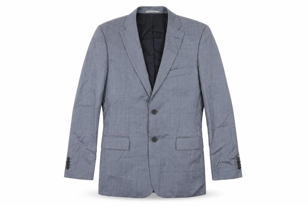 Mens UK Size 48 Guabello Regular Blue Suit Jacket