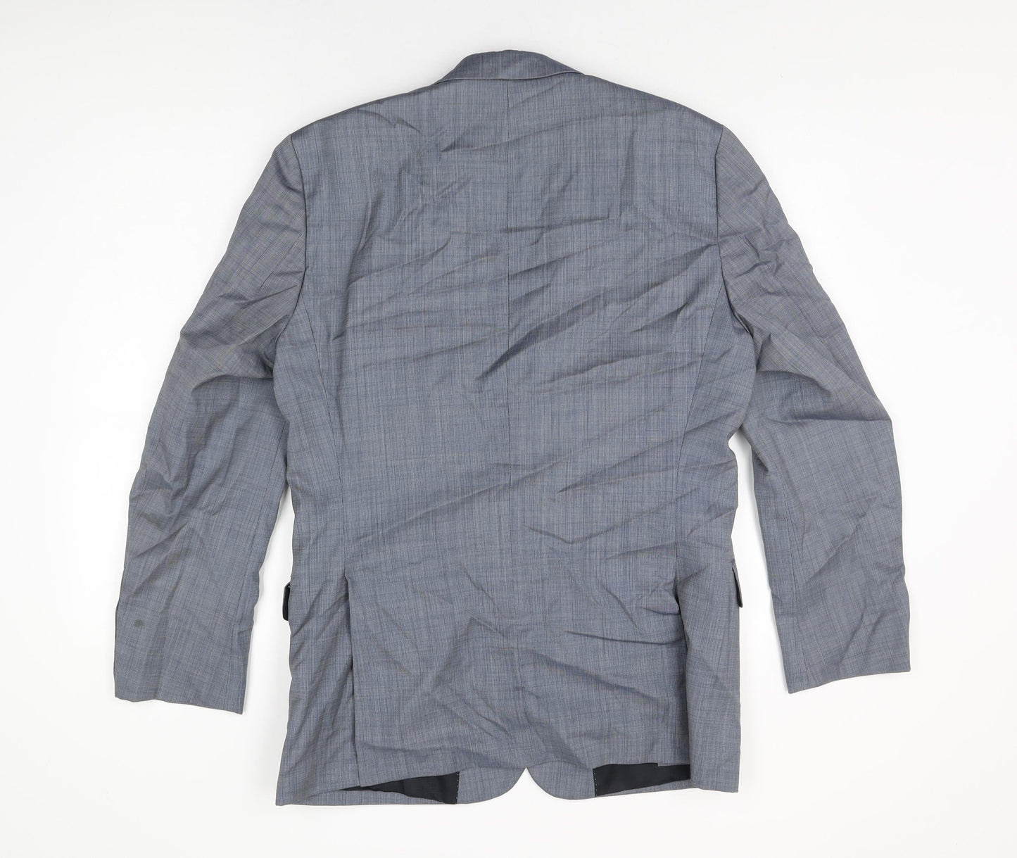 Mens UK Size 48 Guabello Regular Blue Suit Jacket