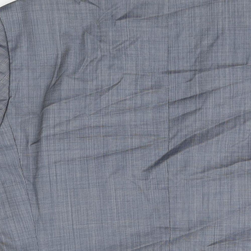 Mens UK Size 48 Guabello Regular Blue Suit Jacket