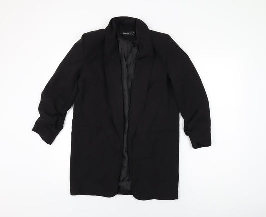 Womens UK Size S Boohoo Black Jacket
