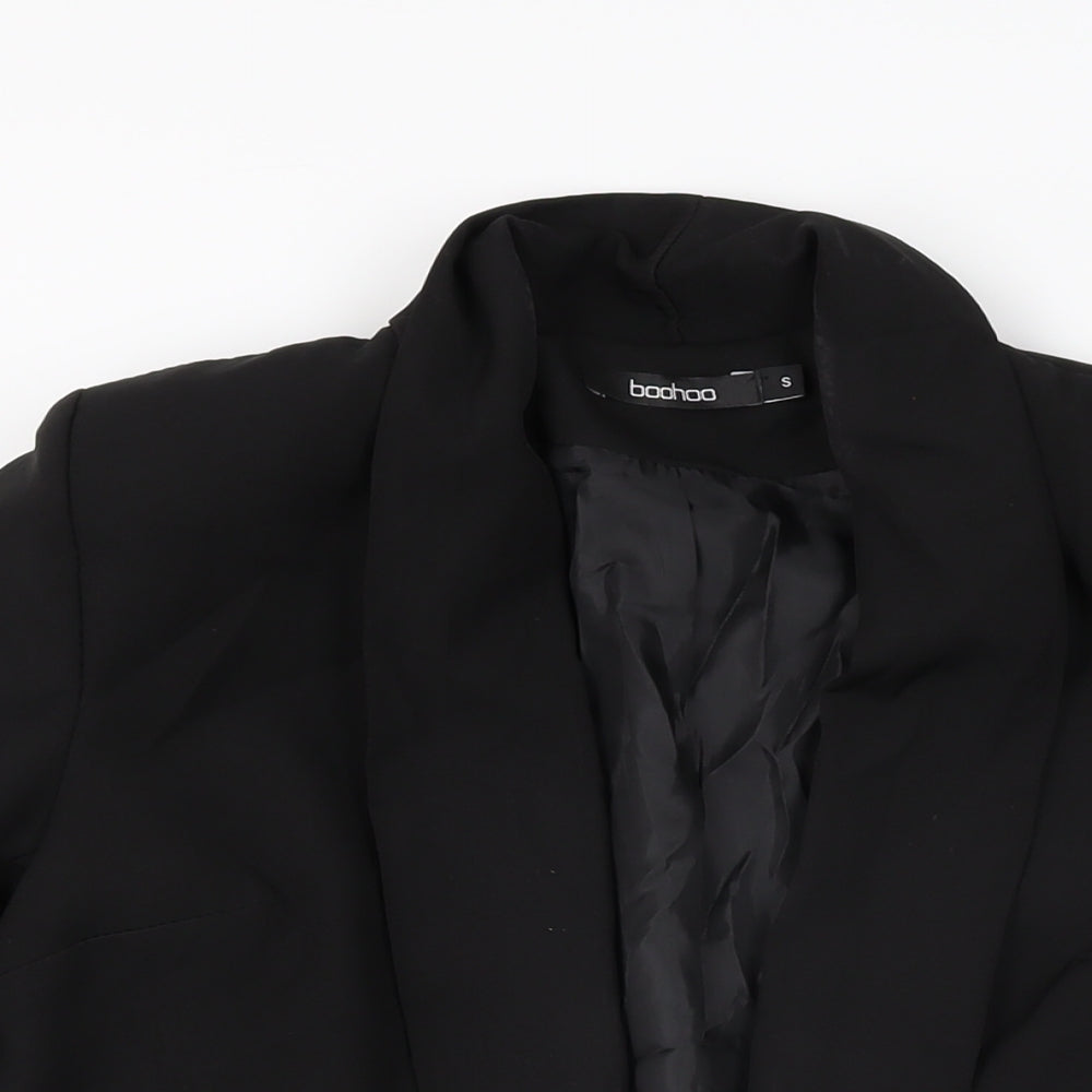 Womens UK Size S Boohoo Black Jacket
