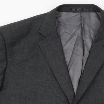 Mens UK Size 48 Fellini Regular Grey Suit Jacket