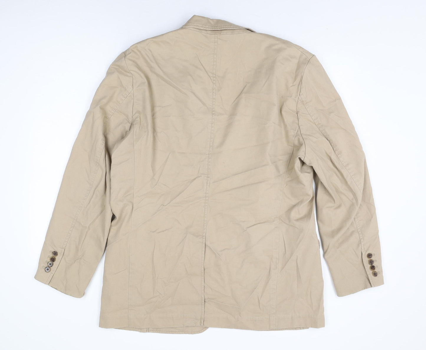 Mens UK Size 44 Lands' End Beige Jacket