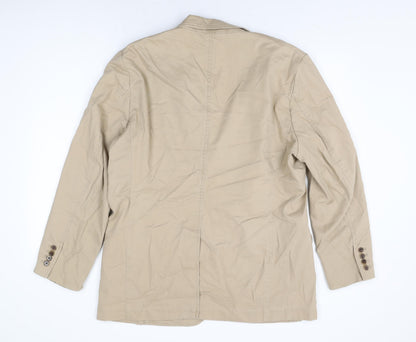 Mens UK Size 44 Lands' End Beige Jacket