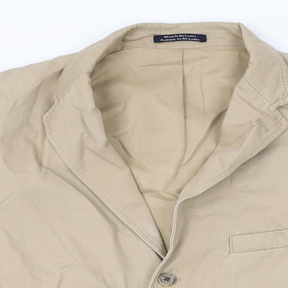 Mens UK Size 44 Lands' End Beige Jacket