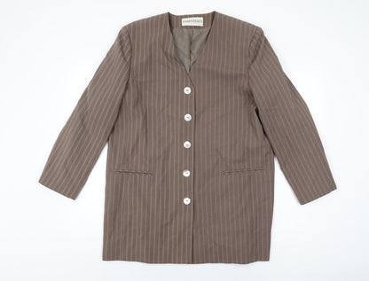 Womens UK Size 18 Essentials Brown Jacket