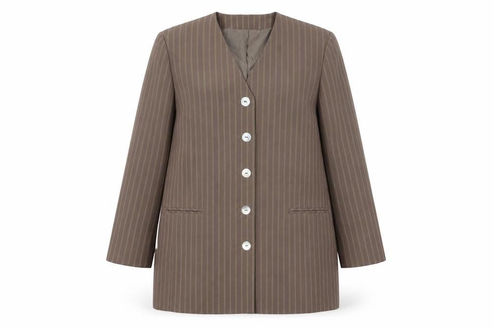 Womens UK Size 18 Essentials Brown Jacket