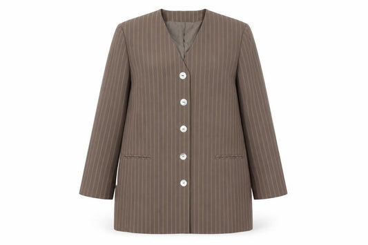 Womens UK Size 18 Essentials Brown Jacket