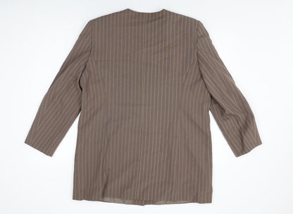 Womens UK Size 18 Essentials Brown Jacket