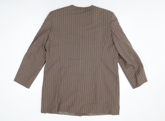 Womens UK Size 18 Essentials Brown Jacket