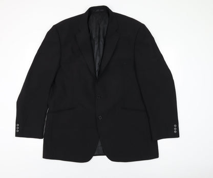 Mens UK Size 44 Evolution Regular Black Suit Jacket